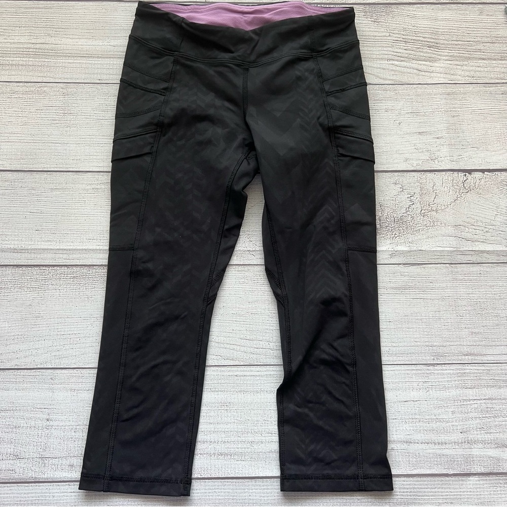 Ivivva Youth Black Leggings Size 10